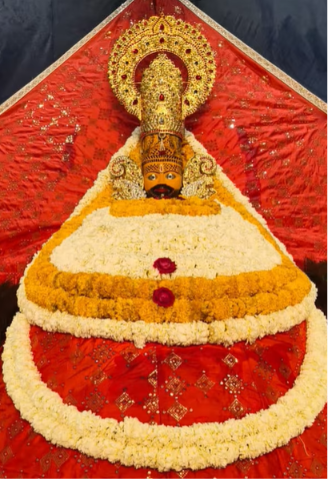 Shri Shyam Shringar - Divine Adornment of Baba Khatu Shyam at kosmi Betul MP